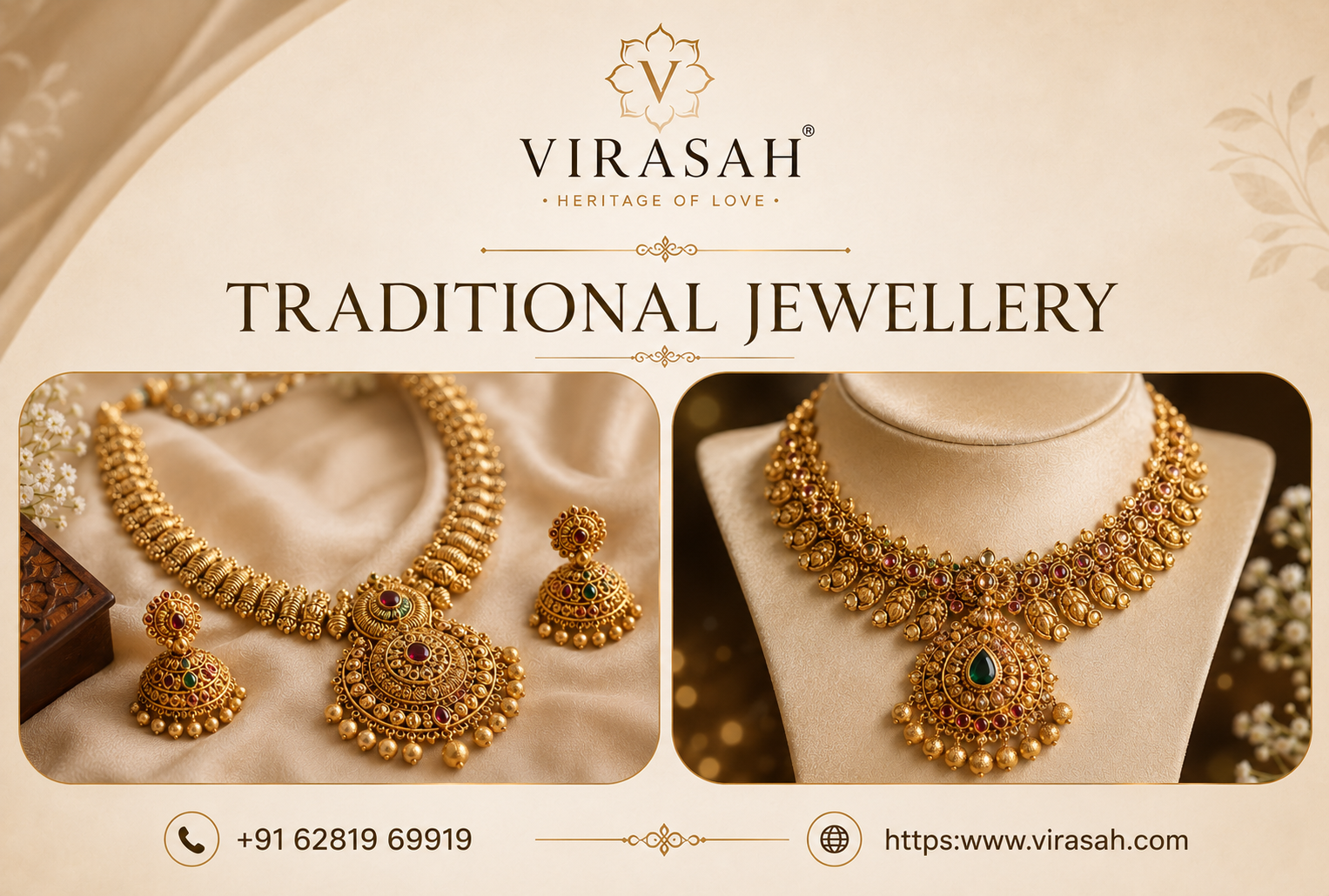 traditional jewellery collection by Virasah