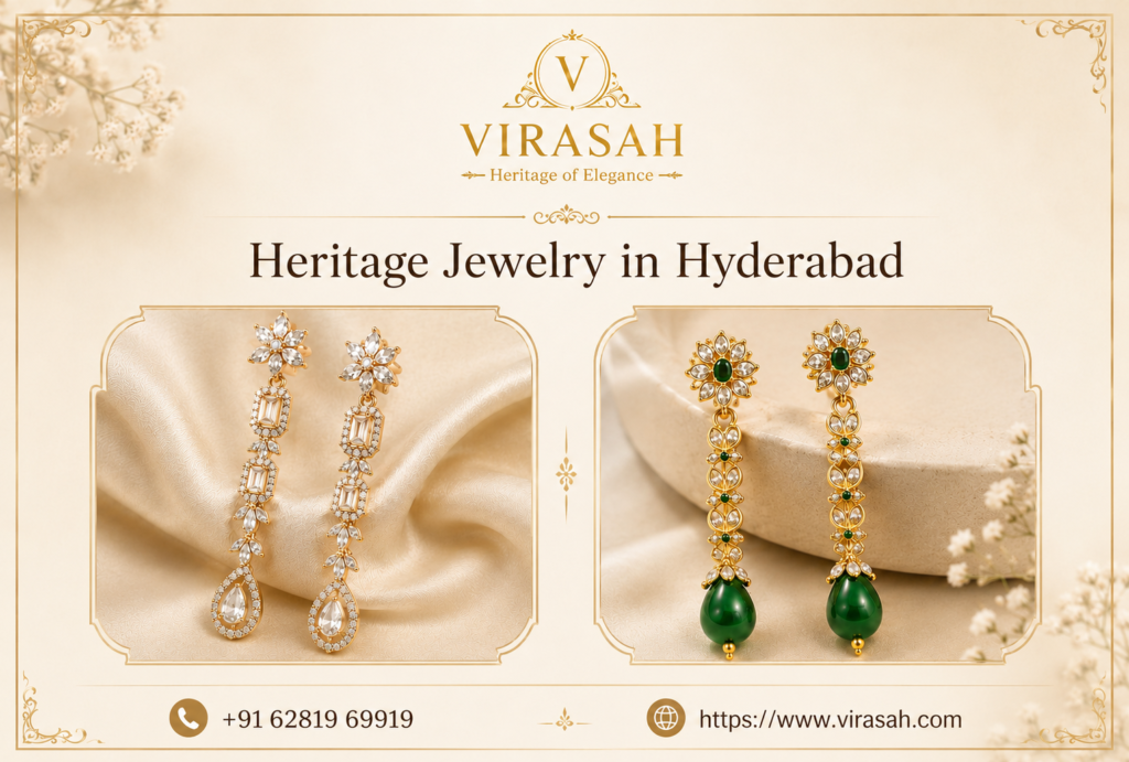 Heritage Jewelry in Hyderabad featuring traditional jewellery designs for modern women