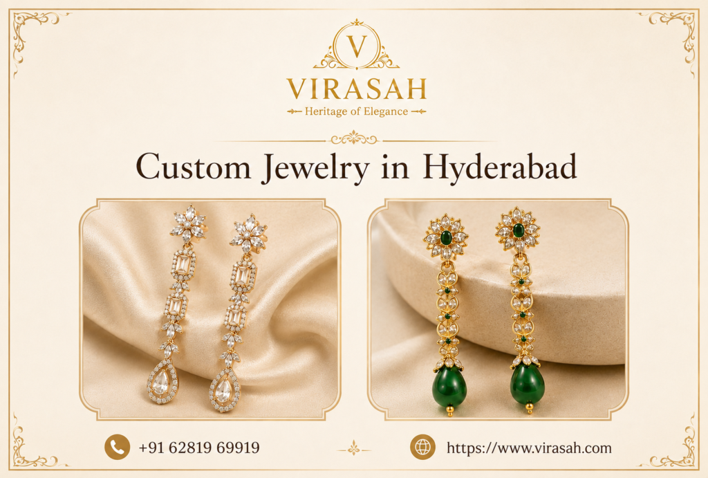 Premium Custom Jewelry in Hyderabad by Virasah