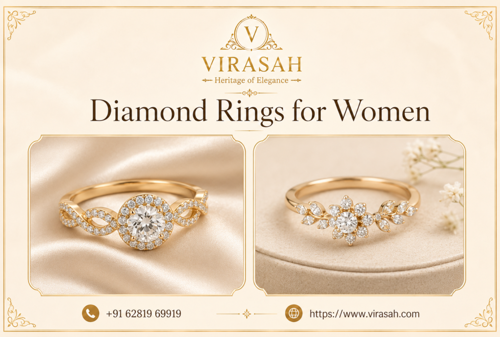 Diamond Rings for Women with elegant cuts and premium designs