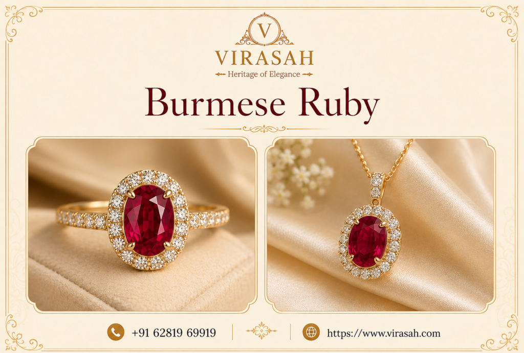 Burmese Ruby gemstone showcasing rich red color and premium quality