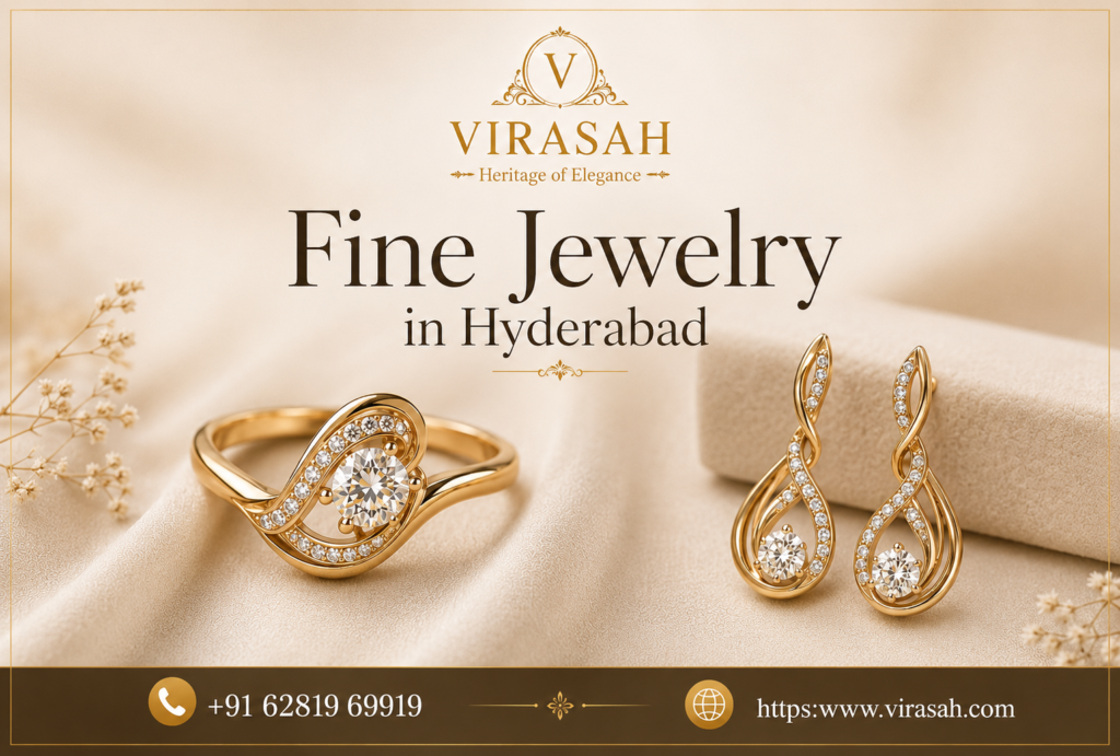 Fine Jewelry in Hyderabad featuring premium diamond and gemstone jewelry