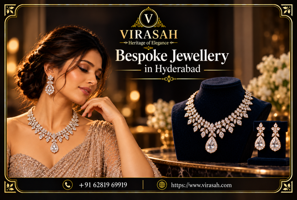 Bespoke Jewellery in Hyderabad featuring personalised luxury jewellery designs