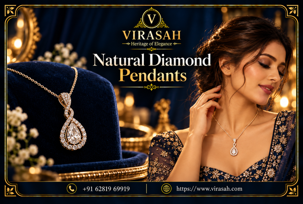 Natural Diamond Pendants with elegant designs for everyday luxury