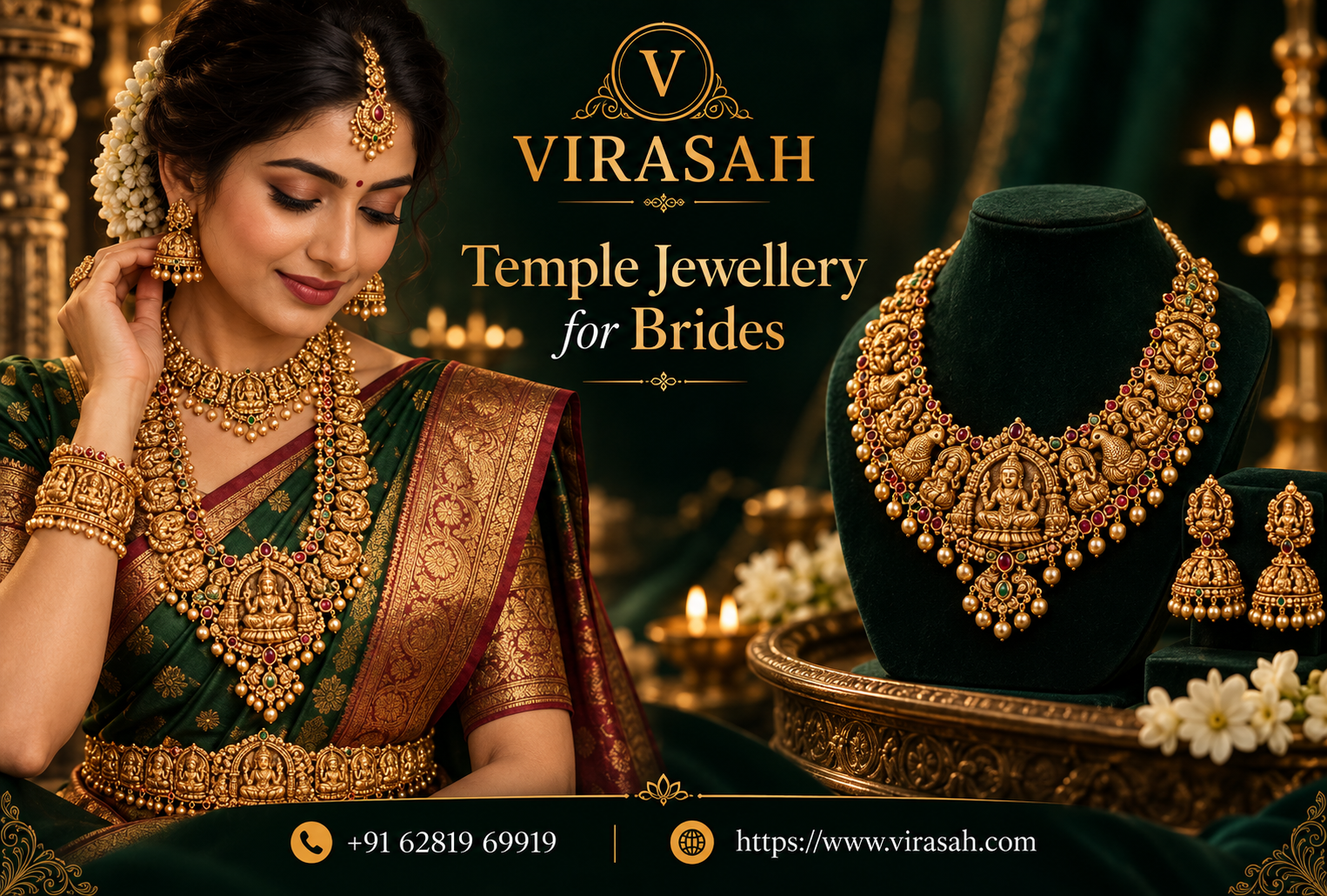 Temple Jewellery for Brides traditional bridal necklace and styling guide