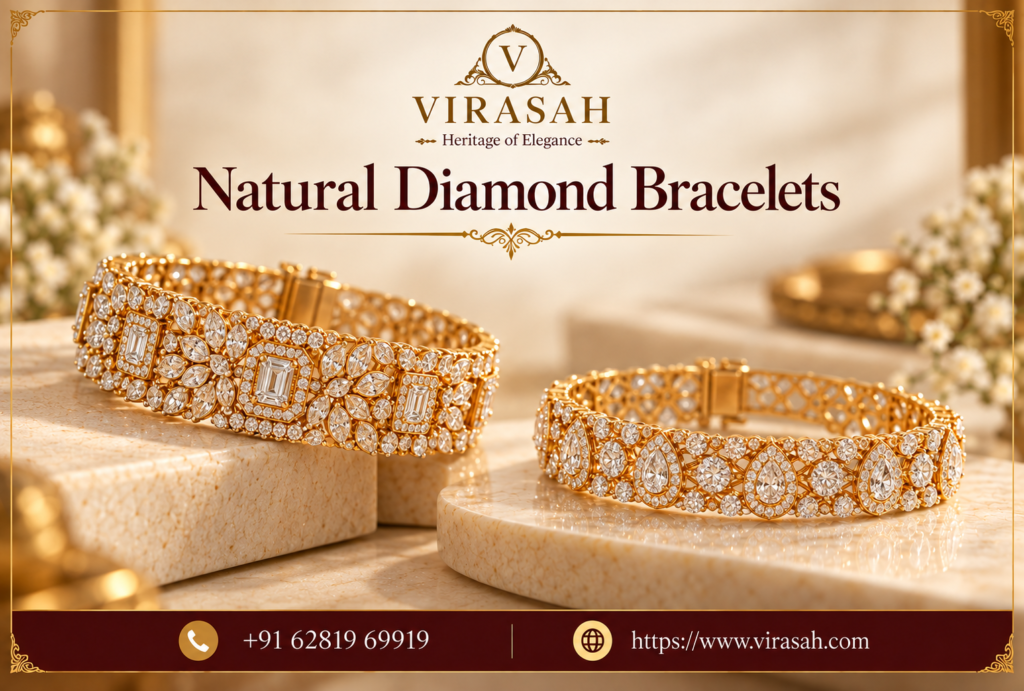 Natural Diamond Bracelets with elegant designs, buying tips and quality guide