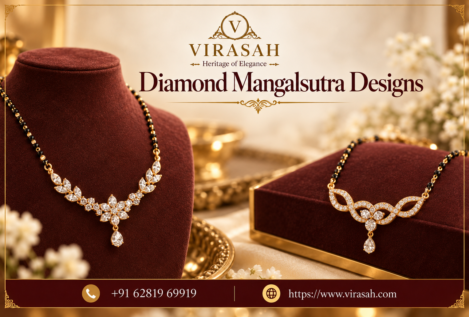 Diamond Mangalsutra Designs for Modern Brides